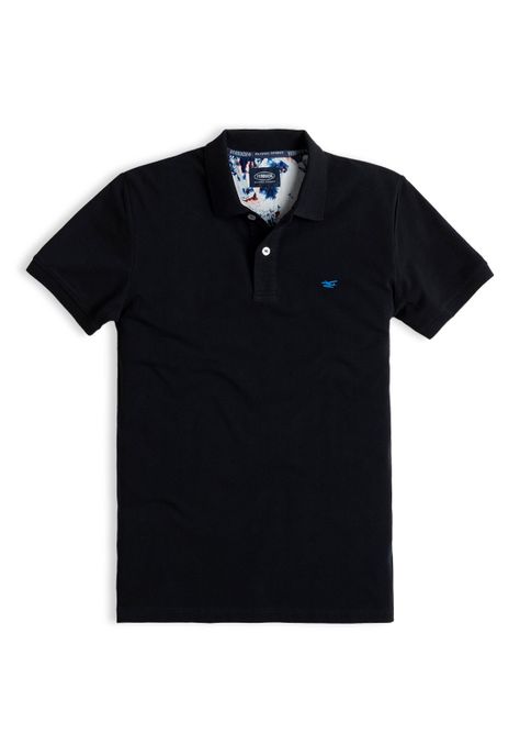 Polera Polo Básica Black-4