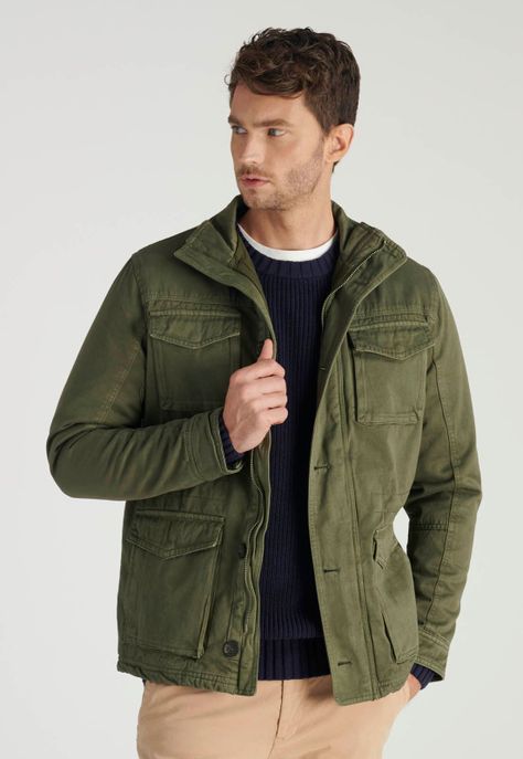Chaqueta Washed Avant-Garde Military-0