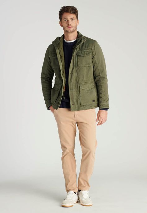 Chaqueta Washed Avant-Garde Military-1