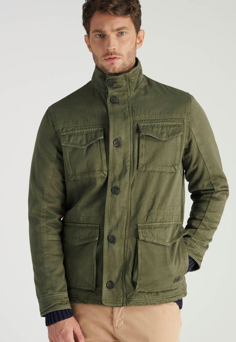 Chaqueta Washed Avant-Garde Military-4