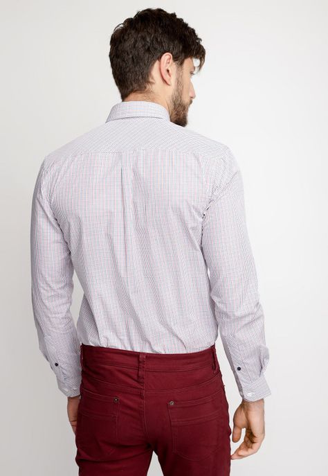 Camisa Smart Casual Parma Dk Red-1