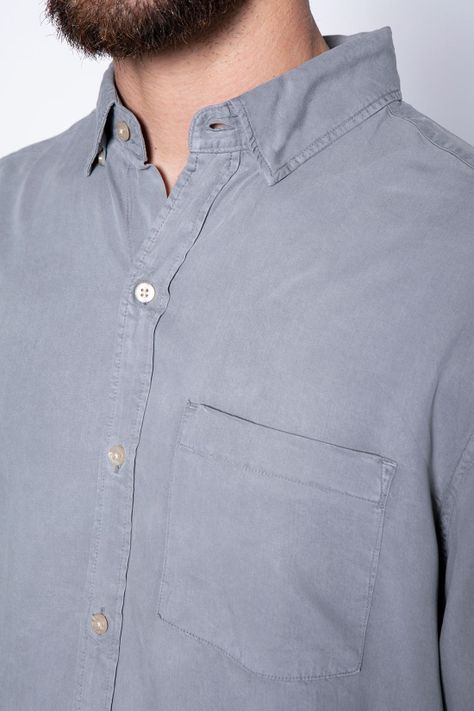 Camisa Lyocell Fj Lt Grey-4