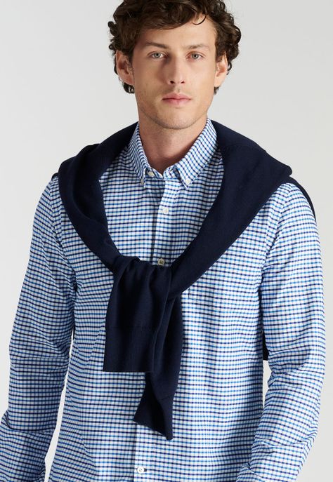 Camisa Benjamin Heritage Navy-4