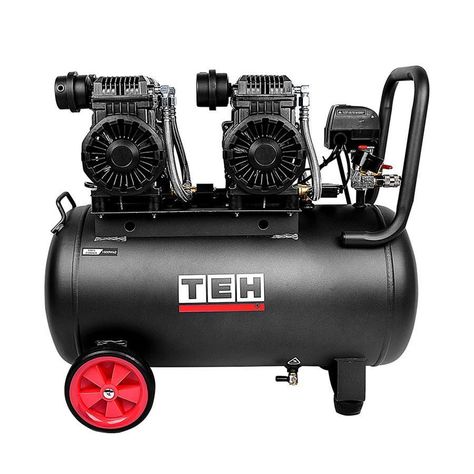Compresor 50 Litros Libre de Aceite 4 HP TEHTOOLS-0