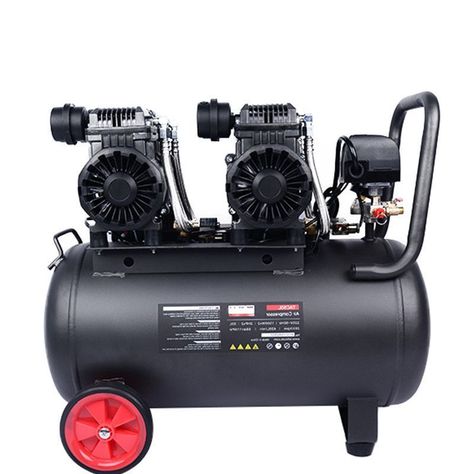 Compresor 50 Litros Libre de Aceite 4 HP TEHTOOLS-1
