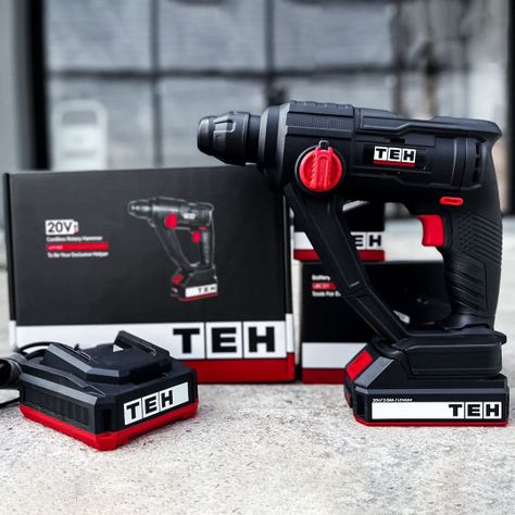 Taladro Martillo Perforador 20V 16MM + 1 Batería + Cargador TEHTOOLS-7