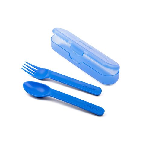 Set de Cubiertos Azul + Estuche :70421-0