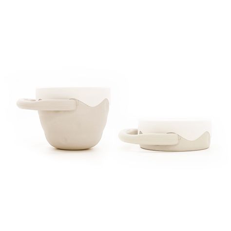 Vaso Cereal Silicona Beige-1