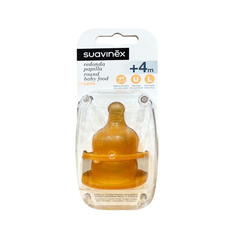 Repuestos de Tetina Redonda de Látex Flujo Denso +4 meses-0