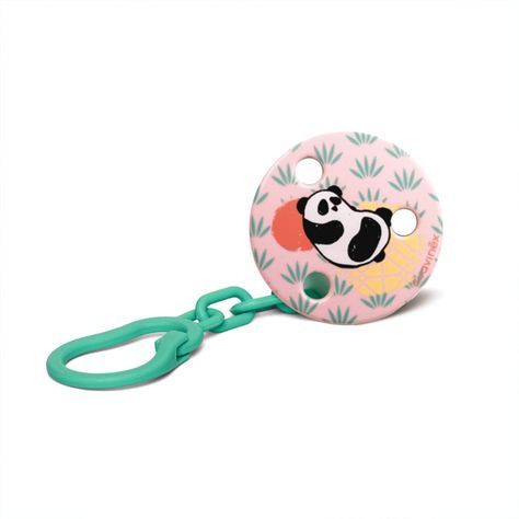Broche Redondo Panda Rosa-1