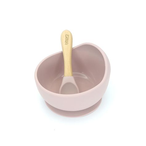 Plato de Silicona con Cuchara BBPro: Comidas Fáciles y Seguras-0