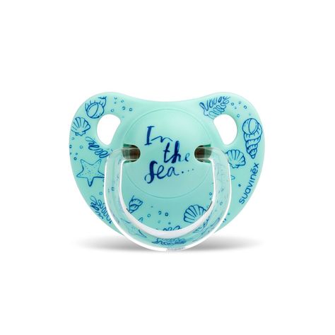 Pack Chupete Anatómico de Silicona + Broche Blanco Mar 6/18 meses-1
