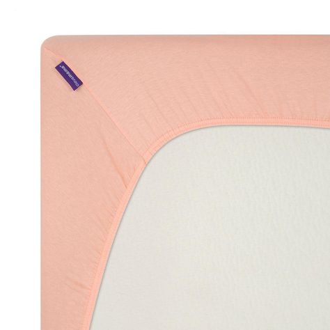 Set de Sábanas Bajeras de Algodón Jersey Coral (2 Pack)-2