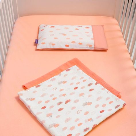 Set de Sábanas Bajeras de Algodón Jersey Coral (2 Pack)-3