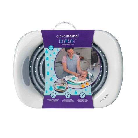 ClevaBath™ - Bañera para Bebés Gris-4