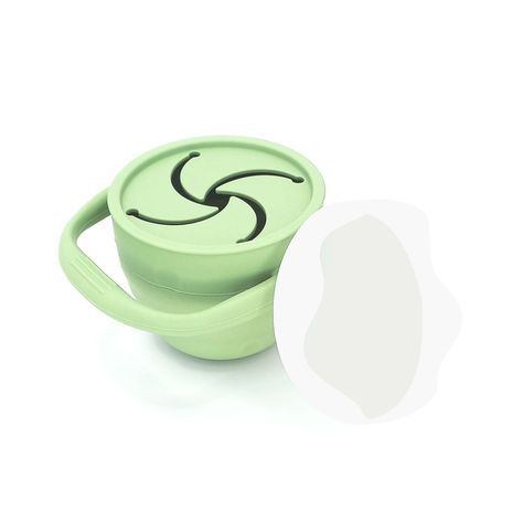 Vaso Cereal Silicona Olive-0