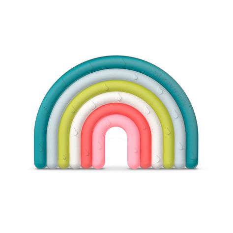 Mordedor Arcoiris de Silicona Etapa 1 +0 meses Multicolor-0
