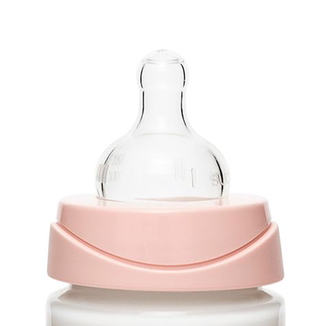 Mamadera Premium Hygge Rosa de 150ml con Tetina Redonda de Silicona Flujo Lento +0 meses-2