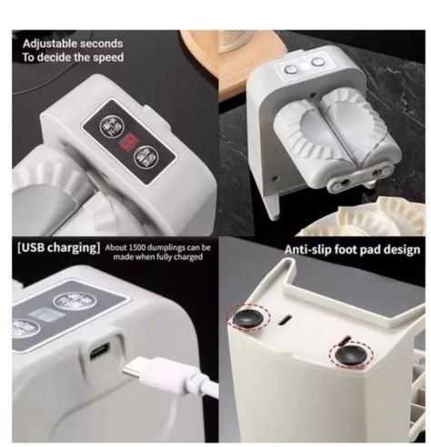 Maquina Prensa Para Empanadas Dumpling Carga Usb-4