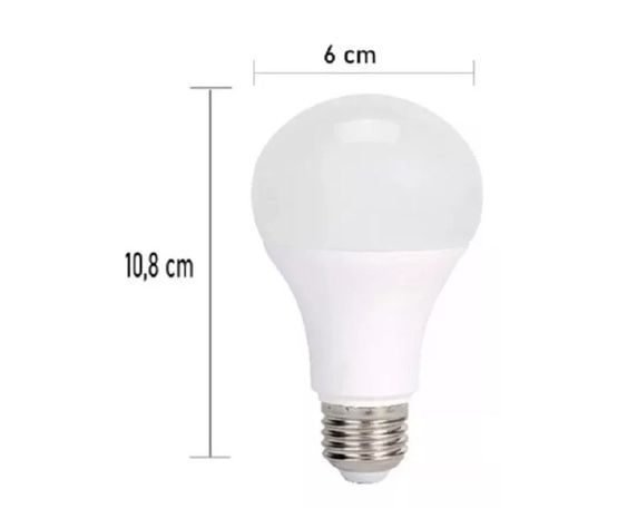 Pack X6 Ampolleta Led 7w 220v E27 Luz Calida Fria Sec-1
