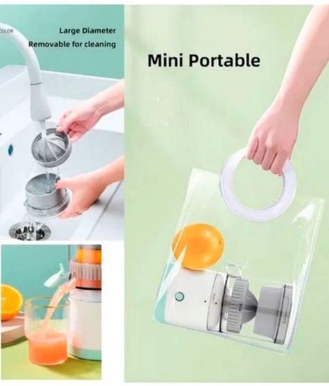 Exprimidor De Jugo Frutas Recargable Usb Portátil -3