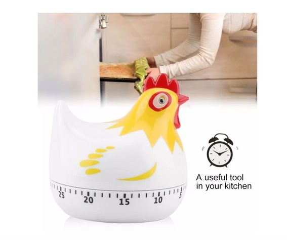 Temporizador de Cocina a Cuerda Gallina-2