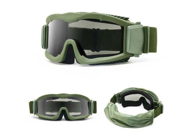 Antiparras Tacticos Airsoft Gafas Paintball 3mcs-1