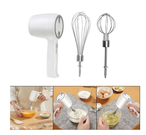 Batidora De Mano Inalámbrica Portátil De Alimentos-4