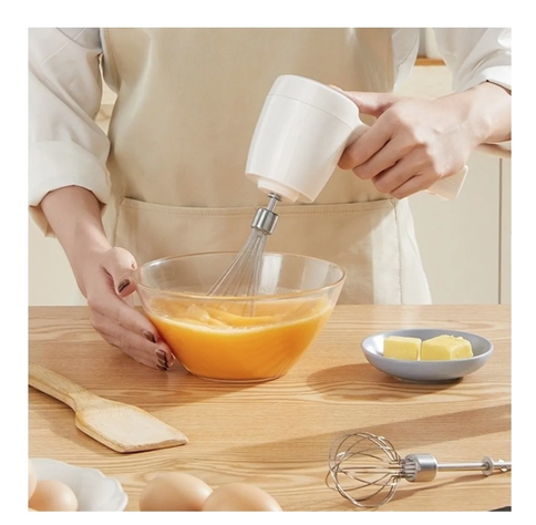 Batidora De Mano Inalámbrica Portátil De Alimentos-6