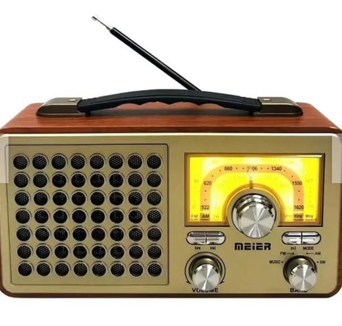 Radio Vintage Bluetooth Sd Usb Meier 1913BT-0