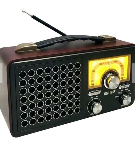 Radio Vintage Bluetooth Sd Usb Meier 1913BT-3