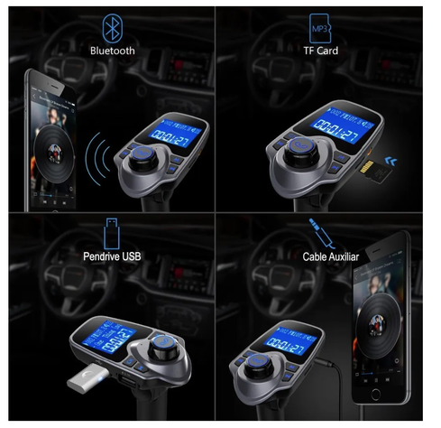 Transmisor de Radio Bluetooth de Auto-2