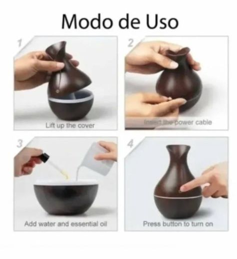 Humidificador Difusor Apariencia Madera-2