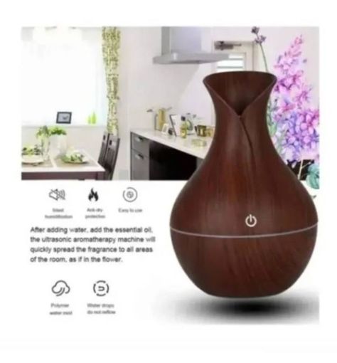 Humidificador Difusor Apariencia Madera-3