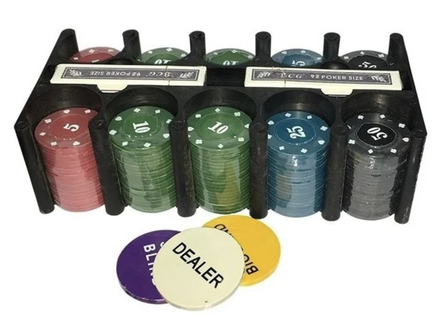 Juego De Mesa 200 Fichas Poker Texas Holden-1