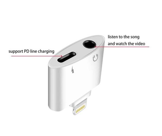 Adaptador Doble Lightning + Jack 3.5-2