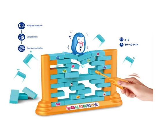 Juego De Mesa Salva Pinguino Bricks Pequeño-2