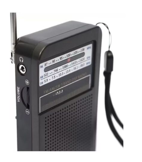 Radio Portátil Bolsillo Amfm Antena Mk-308-2