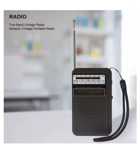 Radio Portátil Bolsillo Amfm Antena Mk-308-3