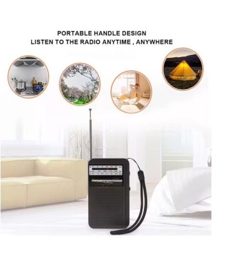 Radio Portátil Bolsillo Amfm Antena Mk-308-5