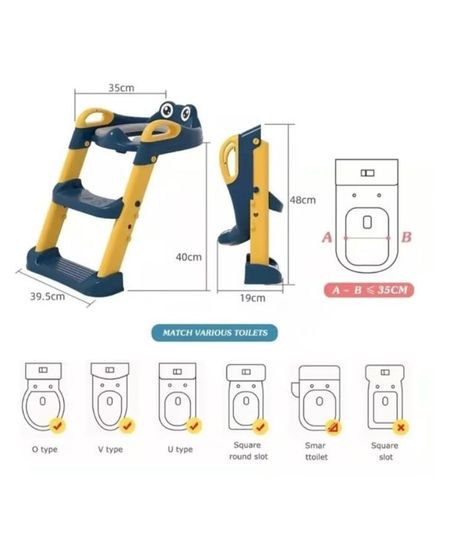 Adaptador Escalera Asiento Baño Para Niñas Rosado-2
