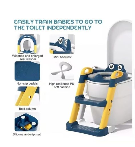 Adaptador Escalera Asiento Baño Para Niñas Rosado-3
