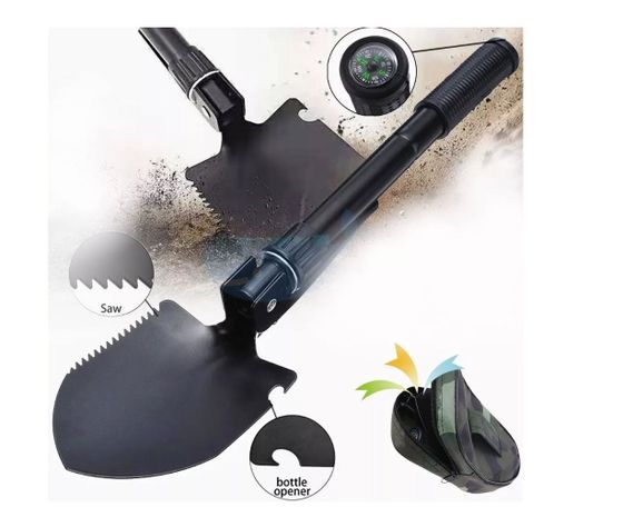 Pala Plegable 2 En 1 Militar Multifuncional Campin-1