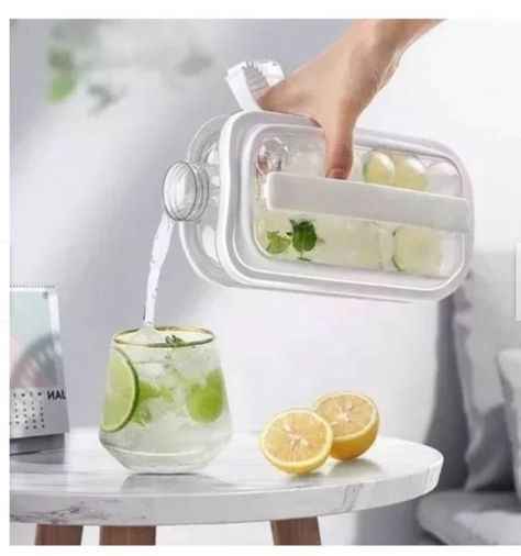 Botellas De Agua Cubo De Hielo Con Tapa Para Hacer-1