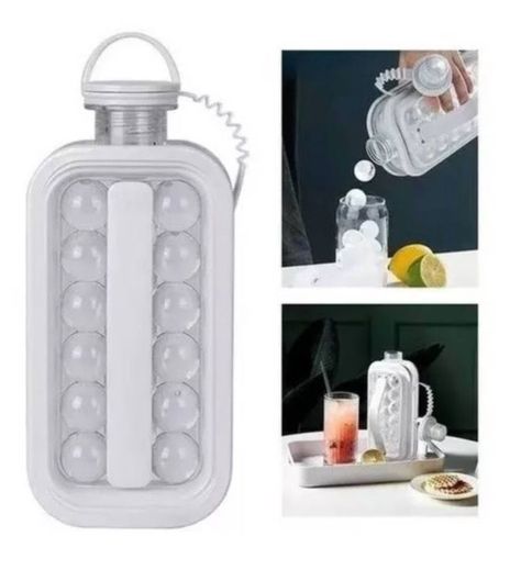 Botellas De Agua Cubo De Hielo Con Tapa Para Hacer-0