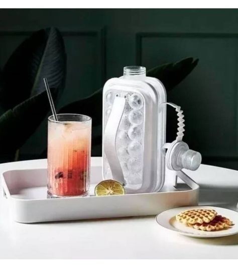 Botellas De Agua Cubo De Hielo Con Tapa Para Hacer-4