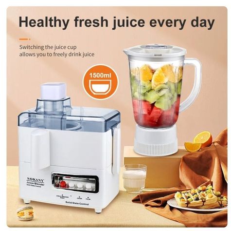 Extractor De Jugo Gran Capacidad Hogar 800w 1500 Ml-4