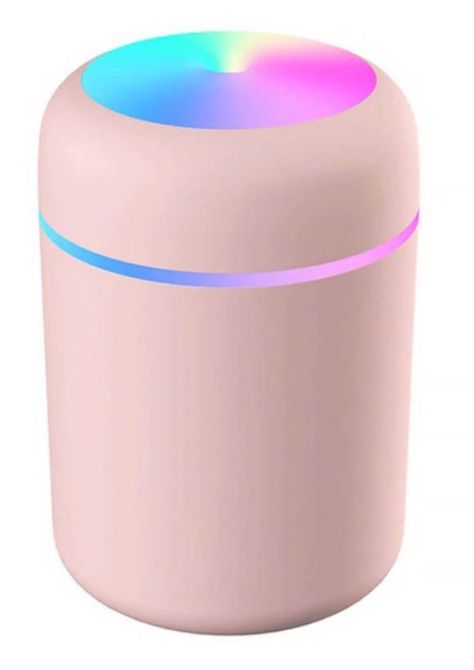 Humificador Difusor De Aire Luz Led Rgb Usb ROSADO-1
