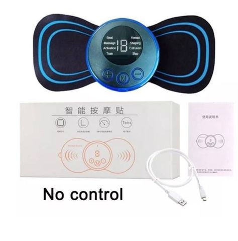 Masajeador Eléctrico Mini Con Pegatinas Inteligent-1