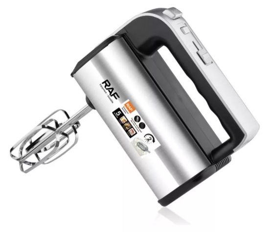 Batidora Eléctrica 2 Tipos De Gancho 650w - Raf R6693 Plateado-0